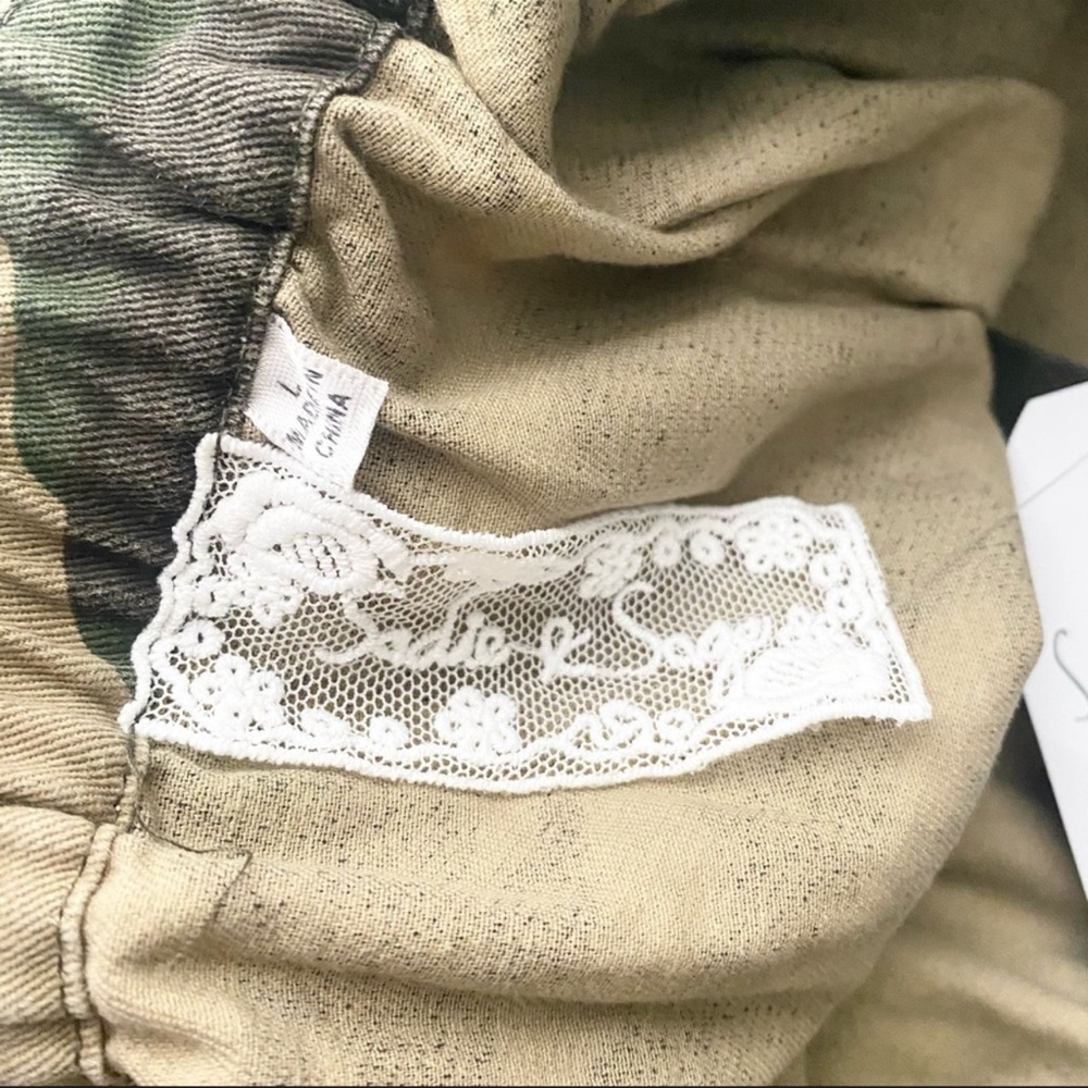 Nwt Sadie & Sage Catch-Me Camo Elastic Waist Cott… - image 4